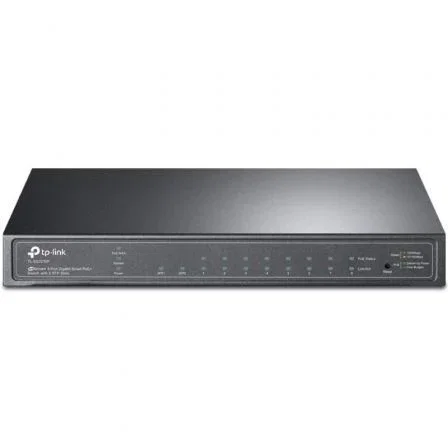 TP-Link Omada SG2210P Switch Gestionado 8 Puertos Gigabit PoE+ 2 SFP Negro
